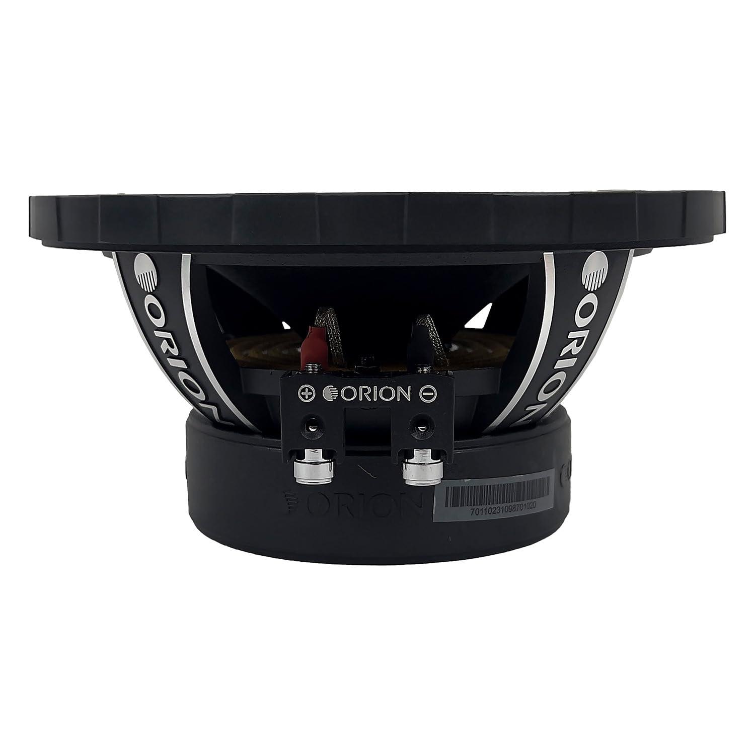 ORION Orion XTR XTX654 High Efficiency 6.5" Mid-Range Bullet Loudspeakers, 1400W Max Power, 350W RMS, 4 Ohm, 1.5" Voice Coil - Pro Car Audio Stereo, Midrange Speakers (Pair)