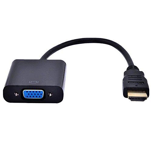 AYAGROUP AYA 9" HDMI Male to VGA Female (15-Pin) Video Converter Adapter 1080p for PC, TV, Notebooks