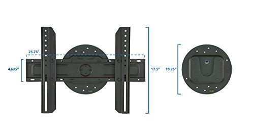 Mount-It! Mount-It! TV Wall Mount Landscape to Portrait Rotation, Fixed Mounting Bracket, Low-Profile for Samsung, Sony, Toshiba, Sharp, LG, Element, Westinghouse, TCL 32 to 60 Inch (Some 70") TVs, 110 lbs