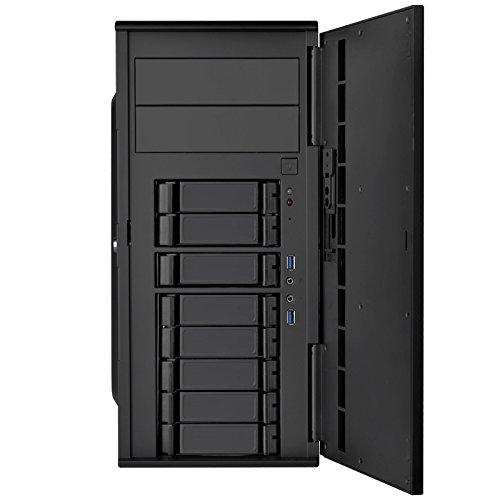 SilverStone Technology SilverStone Technology CS380 8-Bay Compact ATX Tower case, CS380B-X V2.0, Black