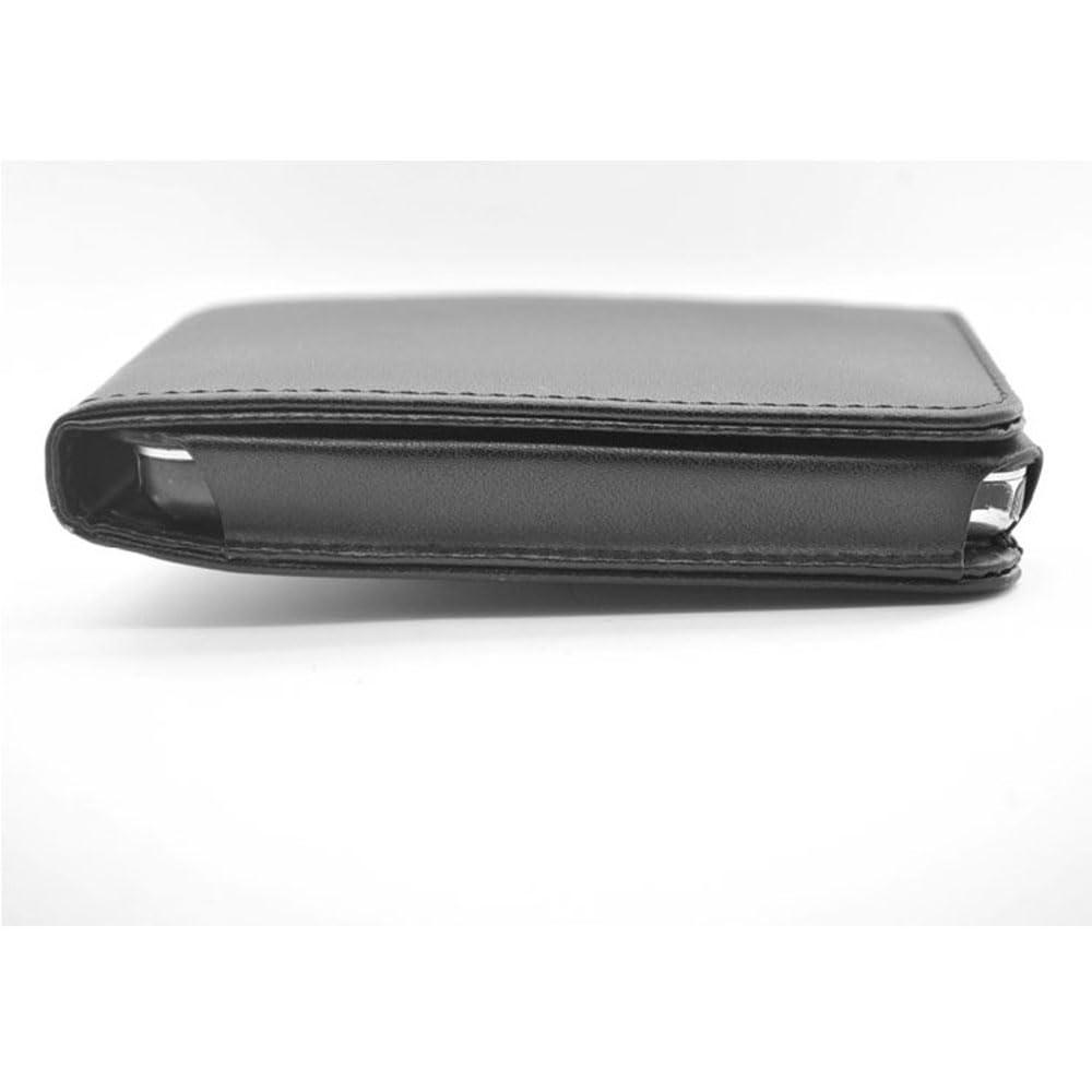 AudioPartner Leather Protective Shell Case Cover for Apple iPod Classic 6th 7th 80GB, 120GB Thin 160GB and iPod Video 5th 30gb with Belt Clip + Screen Protector-10.5mm Thickness Thin Version