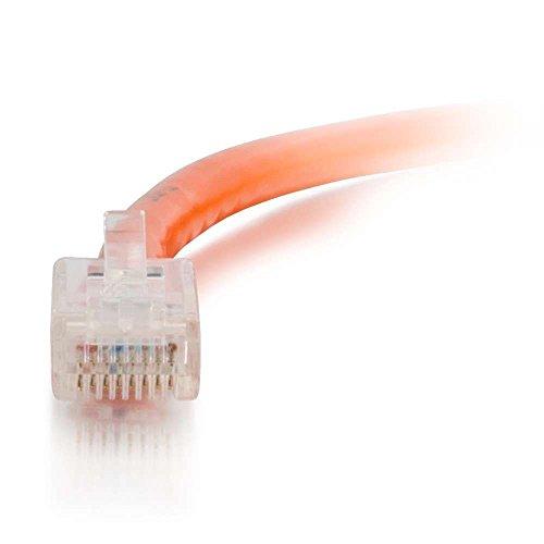 C2G C2G 04192 Cat6 Cable - Non-Booted Unshielded Ethernet Network Patch Cable, Orange (3 Feet, 0.91 Meters)