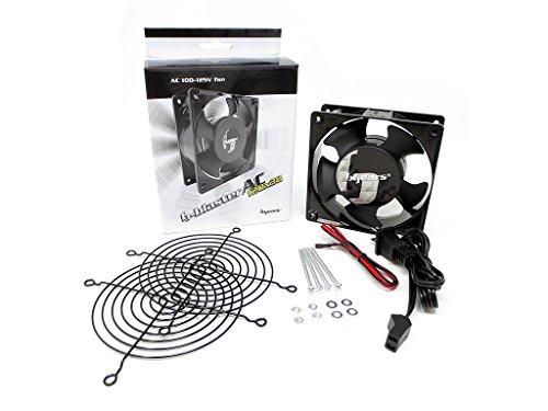 Bgears Bgears b-Blaster-AC 120x38mm AC 100-125V High Speed Extreme Airflow Cast Aluminum 2 Ball Bearing Fan