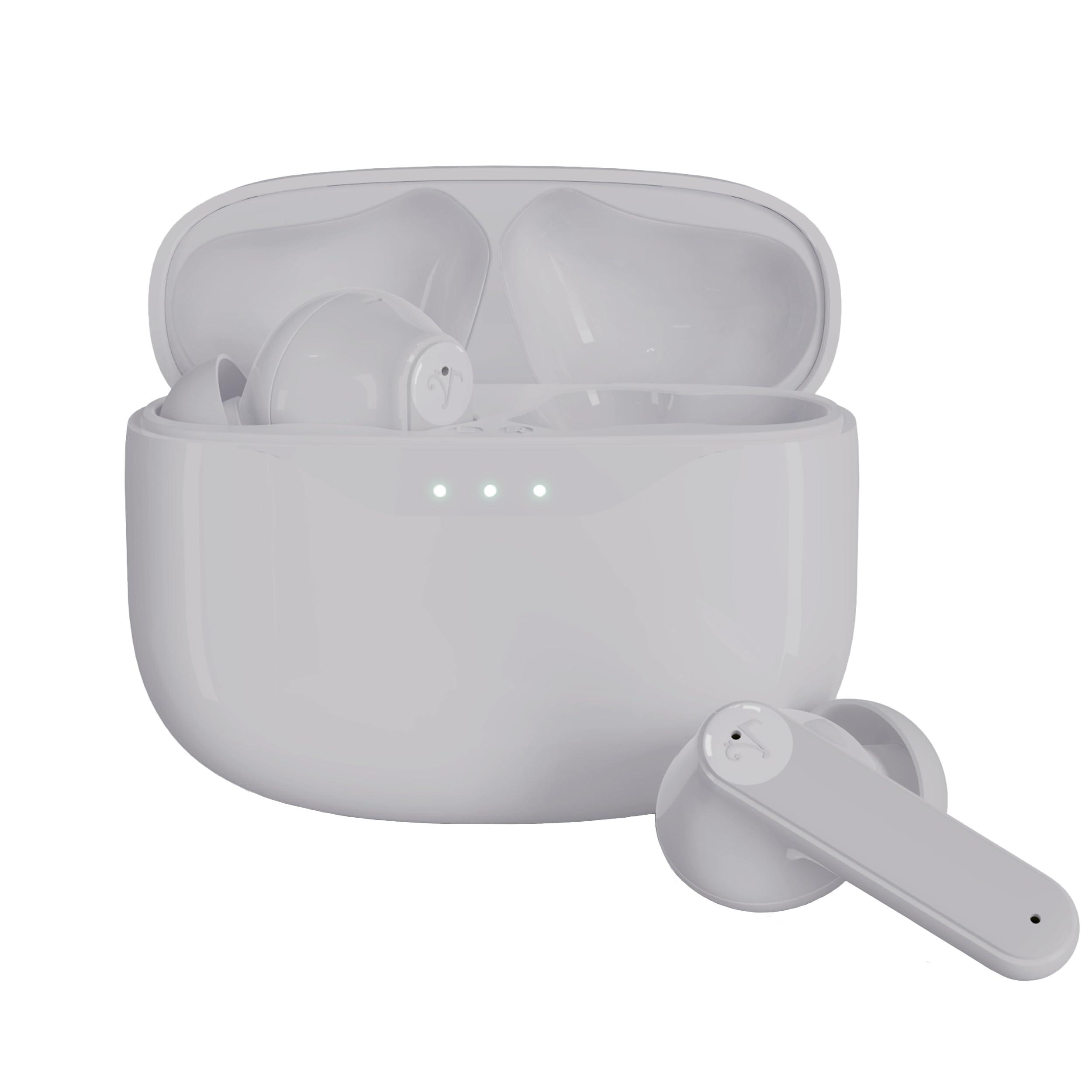 Visual Land Visual Land Soundwave A1 Active Noise Cancelling Earbuds 5.3 Bluetooth Audio IPX5 Water-Resistant Long Playtime for iOS and Android Devices