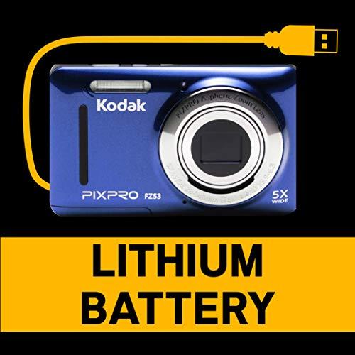 KODAK Kodak FZ53-BL Point and Shoot Digital Camera with 2.7" LCD, Blue