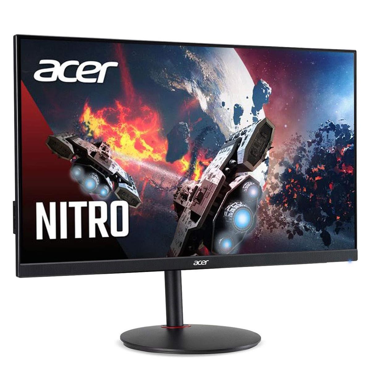 acer Acer Nitro XV272U Vbmiiprx 27" Zero-Frame WQHD 2560 x 1440 Gaming Monitor | AMD FreeSync Premium Agile-Splendor IPS Overclock to 170Hz Up 0.5ms 95% DCI-P3 1 Display Port & 2 HDMI 2.0