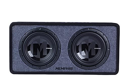 Memphis Audio Memphis Audio PRXE12D2 Dual 12 Power Reference Series Loaded Enclosure 2-Ohm