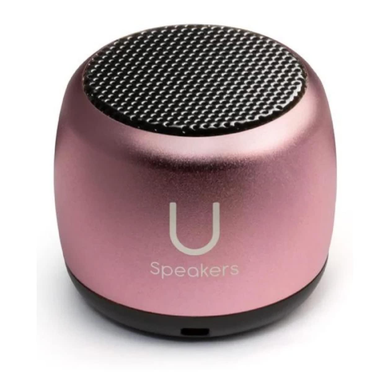 Fashionit Fashionit U Speakers Micro Portable Wireless Bluetooth Speaker with Mic & Selfie Remote Control Active Lifestyle Travel Home Office Bundle with Coordinating Micro Speaker, Pair Together