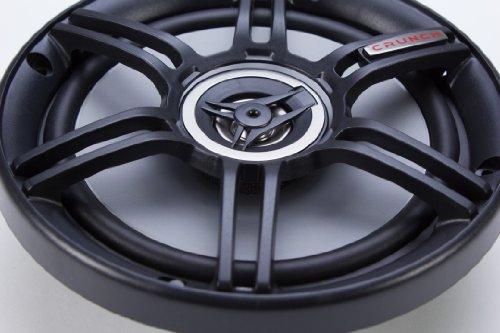 Crunch Crunch CS65CXS Full Range 3-Way Shallow Mount Car Speaker, 6.5" , Black