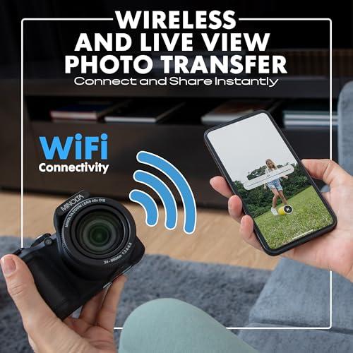 Minolta Minolta 20 Mega Pixels 40x Optical Zoom Digital Camera with 1080p FHD Video, Silver