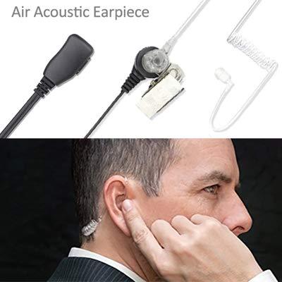 Radioddity 2 Pack Radioddity GA-2S Long Range Walkie Talkies for Adults UHF Two Way Radio Rechargeable with Micro USB Charging + 2 Pack Radioddity RD-203 Waterproof Remote Speaker Mic, K Plug