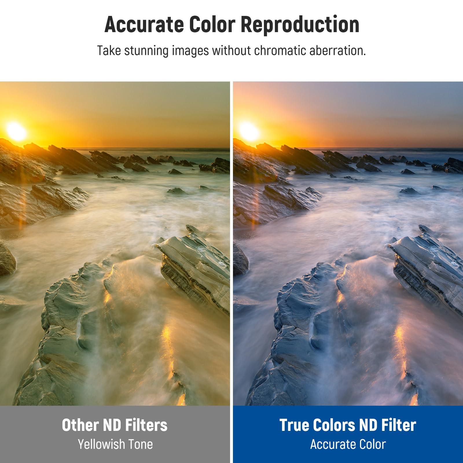 NEEWER NEEWER HD True Colors 77mm Variable ND Filter ND2-512 (1-9 Stops), VND Filter & Magnetic ND32 Lens Filter, Multi Coated Neutral Density Filter, No Color Shift/No X Cross/No Vignetting