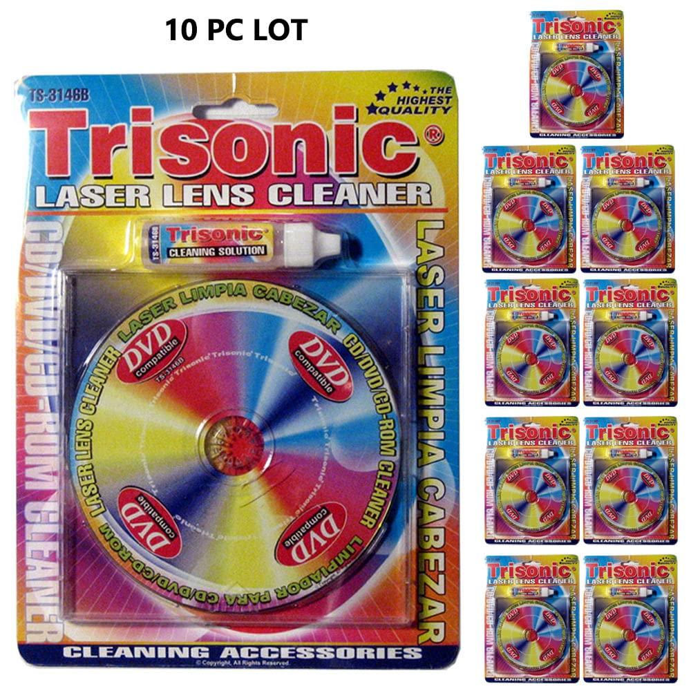 DirectNine Basics 10 PC LOT CD Laser Lens Console Cleaners CD-ROM DVD CD Cleaning Liquid Included