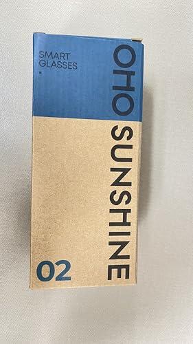 OhO sunshine OhO sunshine High Resolution Camera Glasses, 64GB Full HD 1080P Video Indoor and Outdoor with Built in 16MP Camera and Blue Polarized UV400 Lens