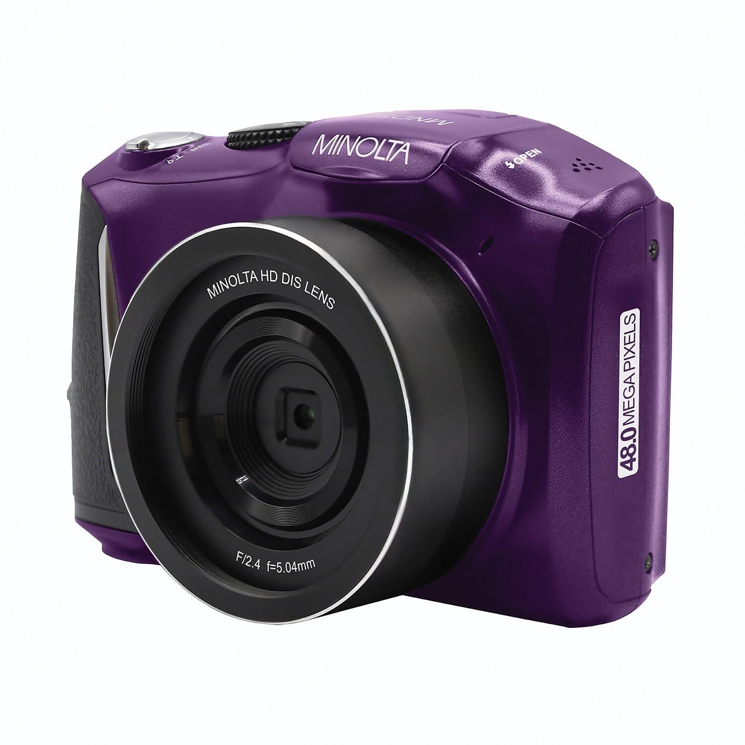 Minolta Minolta MND50 48 MP / 4K Ultra HD Digital Camera (Purple)