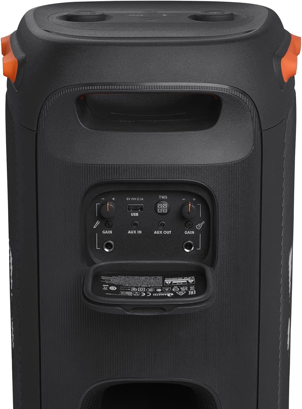 JBL JBL PartyBox 110 - Portable Party Speaker with Built-in Lights, Powerful Sound and deep bass, Black