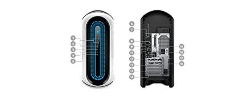 Dell Dell Alienware Aurora R11 Desktop | Core i7-10700F - 1TB HDD + 512GB SSD Hard Drive - 16GB RAM - Nvidia GeForce RTX 2070 Super | 8 cores @ 4.8 GHz - 8GB GDDR6 Win 10 Home Black (Renewed)
