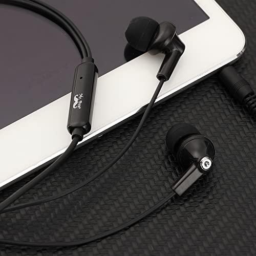 Mr. Pen Mr. Pen- Ear Bud with Microphone for School, 4.25 Ft, 3.5mm Jack, Wired Earphones, Earbuds, in Ear Headphones, Earbuds Wired with Microphone, Ear Phones with Microphone, Headphones Earbuds