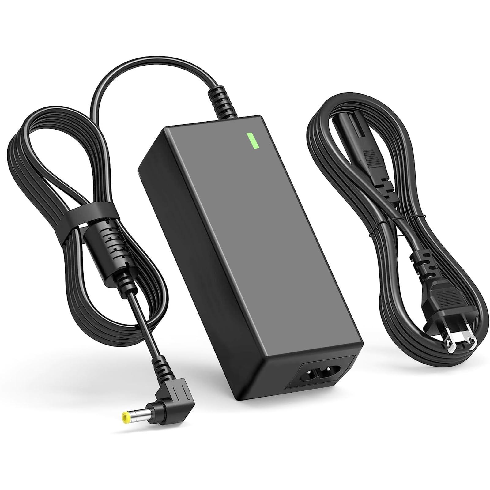 LJO-EEIH 19V Power Adapter for HP Monitor 20\" 21.5\" 23\" 23.8\" 25\" 27\"; 27xw 27xi 27er 23es 27es 25 24ea 25xw 25bw 25xi 22cwa 23xi 23bw 20xi Power Supply Cord Replacement