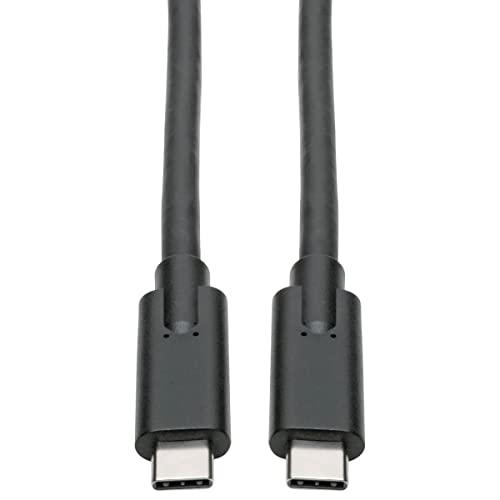 Tripp Lite Tripp Lite USB C to USB Type C Cable 6ft USB 3.1 Gen 1 5A 5 Gbps M/100W, Black (U420-006-5A)