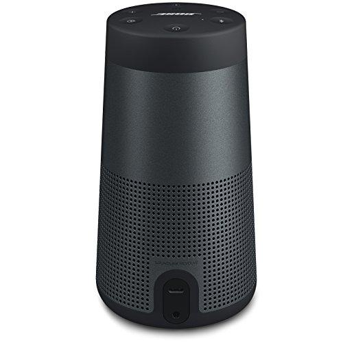 Bose The Bose SoundLink Revolve, the Portable Bluetooth Speaker with 360 Wireless Surround Sound, Triple Black