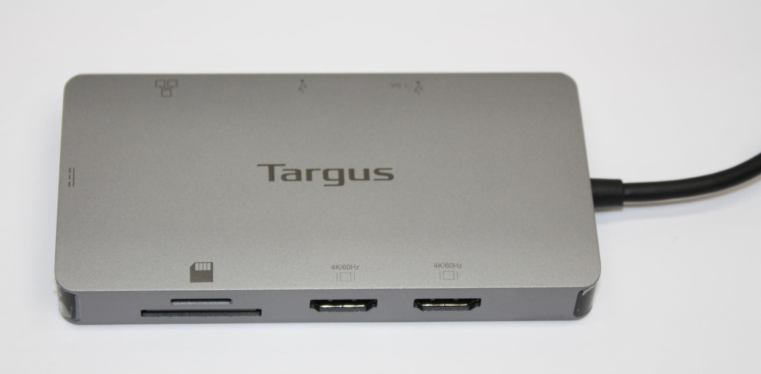 RefurbTek Targus USB-C Dual HDMI 4K Docking Station with 100W PD Pass-Thru - Expand Your HDMI, USB, and Ethernet Connections On-The-Go DOCK423TT (Renewed)