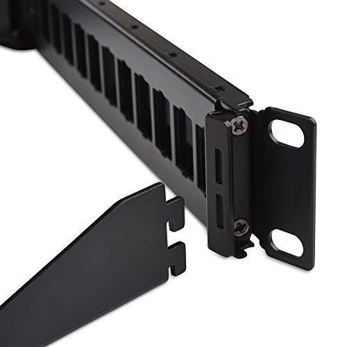 Cable Matters Cable Matters 24-Port Keystone Jack Blank 19” Angled Patch Panel
