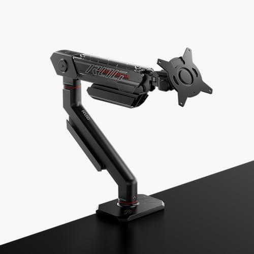 ASUS ASUS ROG Ergo Monitor Arm (AAS01) - Monitor Mount with Cable Management, Ergonomic, Pivot, Swivel, Height Fully Adjustable, Clean Desk Setup, up to 39 inches*,23lbs*, VESA 100x100, Mechanical Spring