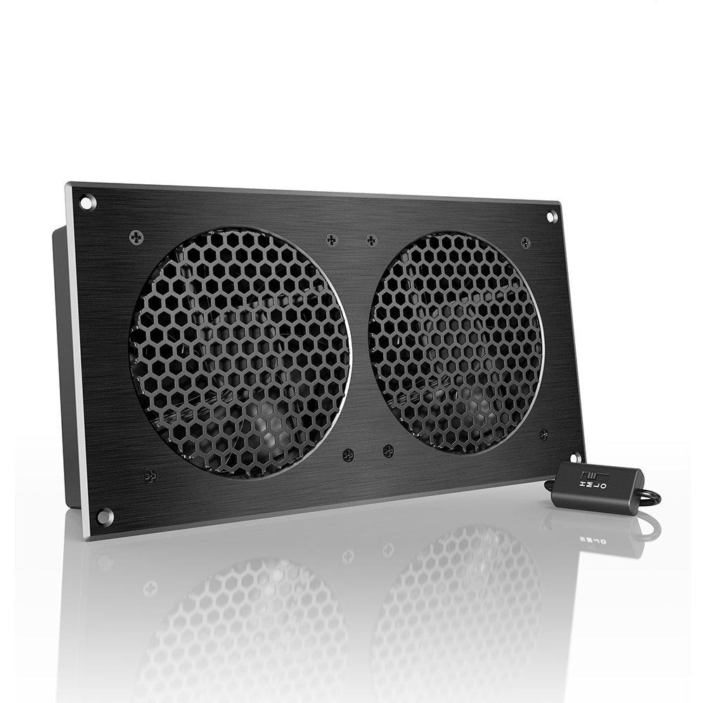 AC Infinity AC Infinity AIRPLATE S7, Quiet Cooling Fan System 12" with Speed Control, for Home Theater AV Cabinets