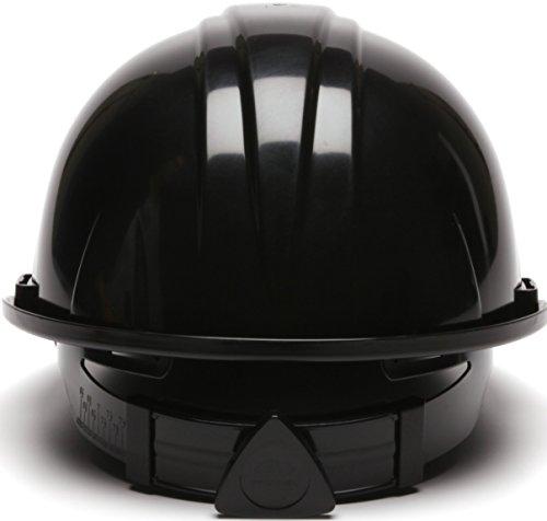 Pyramex Safety Pyramex Safety Products HP14111 Sl Series 4 Pt. Ratchet Suspension Hard Hat, Black
