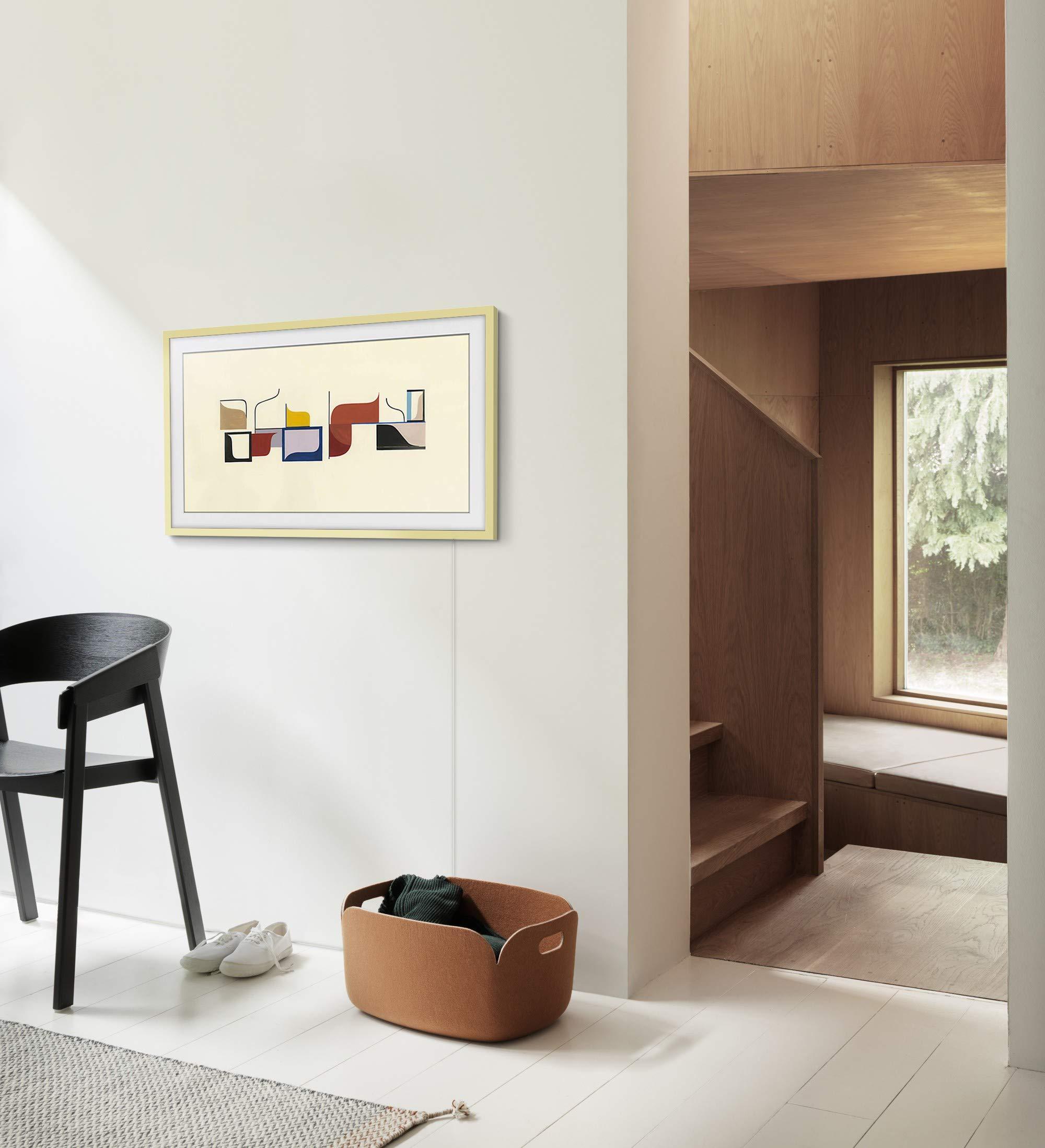 SAMSUNG SAMSUNG 32-inch Class The Frame Customizable Bezel - Black (SCFT32BL/ZA, 2020 Model) (Renewed)