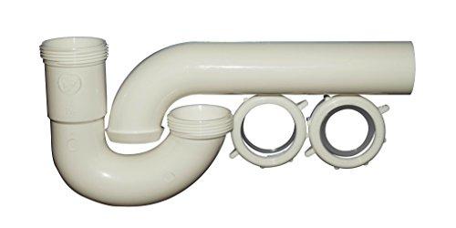 Plumb Pak Plumb Pak PP940W PlumPak P-Trap, 1-1/4 X 1-1/2 in, Plastic, Medium, White