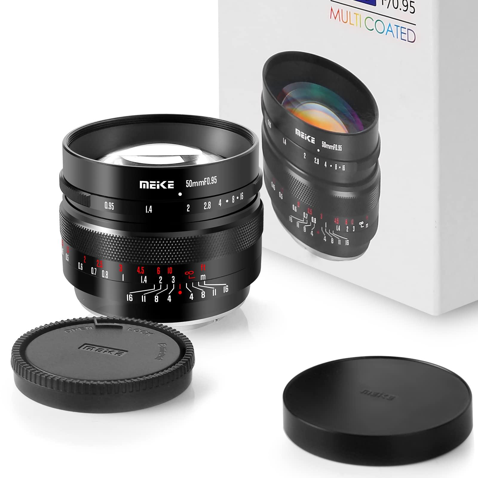 Meike Meike 50mm f0.95 Large Aperture Manual Focus Lens Compatible with Nikon Z Mount Cameras Z50 Z5 Z6 Z7 Z6II Z7II Z30 Zfc Under APS-C Mode