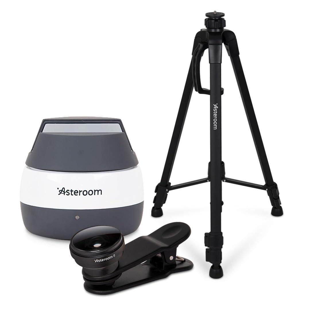 asteroom Asteroom 360 Camera 3D Virtual Tour Real Estate Kit - Gear Includes: Tripod, Digital Camera Rotator, Fisheye Cam Lens (Asteroom Phone Case Not Included, Purchased Separately on Amazon)