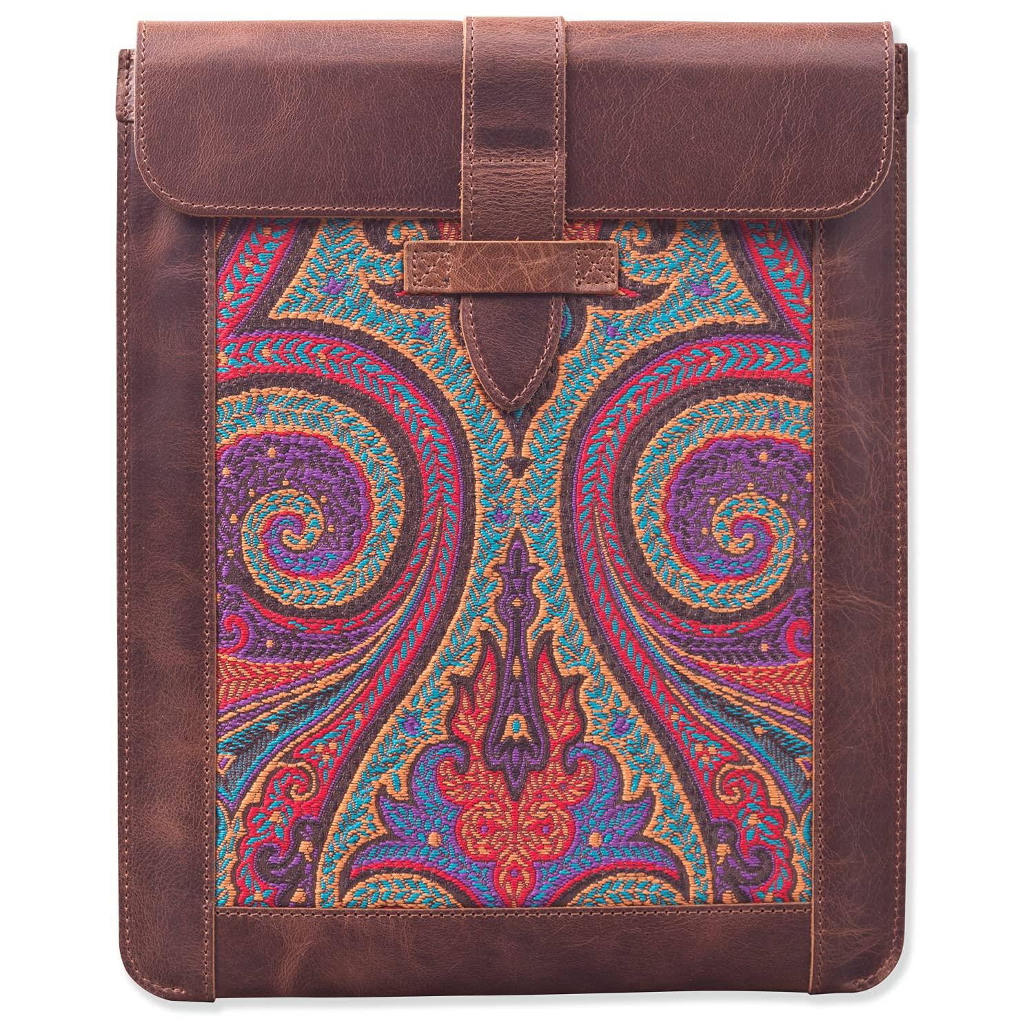 Londo Londo Genuine Leather Sleeve Bag for 11\'\' iPad Pro - iPad Air - iPad(9 - 10th Generation) - Small - Brown