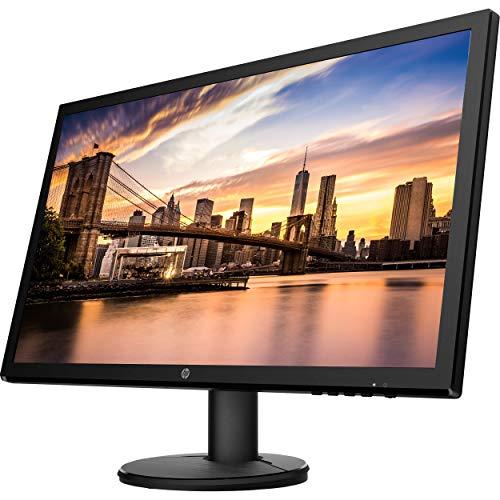 HP HP V24 24 Inch FHD LED-Backlit LCD Monitor Bundle with HDMI, FreeSync, MK270 Wireless Keyboard and Mouse Combo, Gel Pad