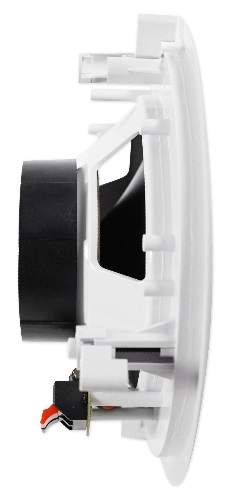 Rockville Rockville Pair HC85 8\" Inch 700 Watt in-Ceiling Home Theater Speakers 8 Ohm, White