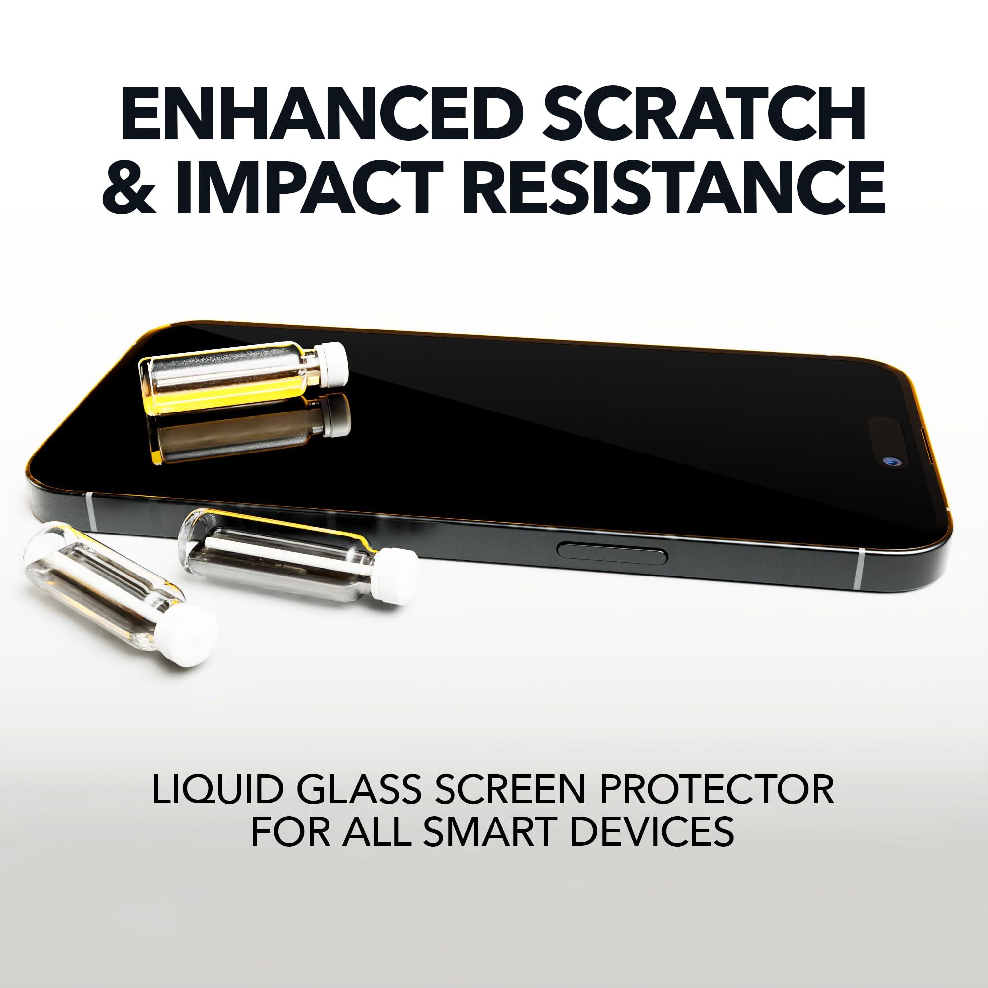 cellhelmet cellhelmet Liquid Glass Wipe On Extreme Glass Protection | Scratch & Shatter Protection | Universal Glass Screen Protector for Phones, and Smart Watches | $300 Repair Proection Guarantee