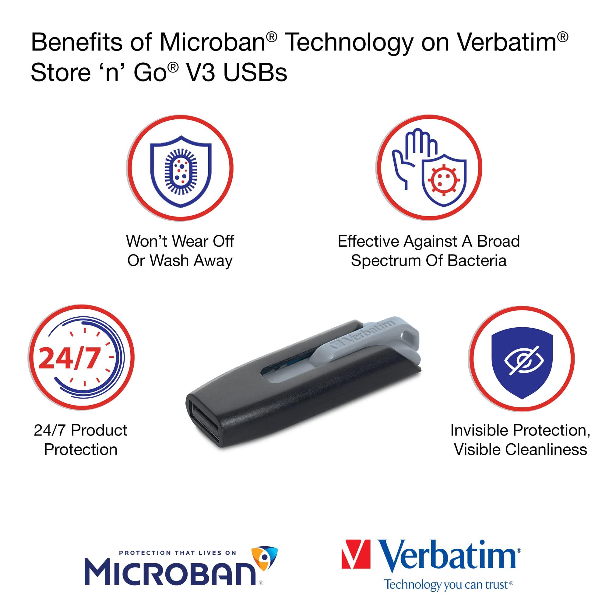 Verbatim Verbatim 32GB Store 'n' Go V3 USB 3.0 Flash Drive - Gray