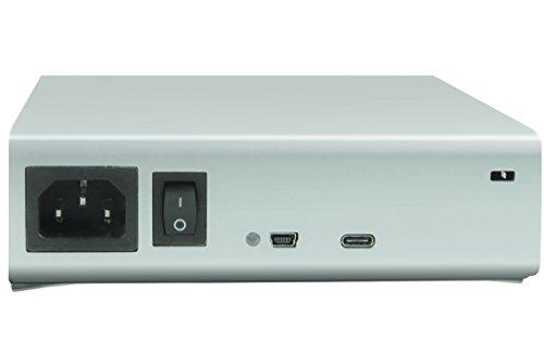 Rocstor Rocstor CommanderX EC31 8 TB 3.5" Encrypted External Hard Drive, USB 3.1/3.0, 5900 RPM, Silver (C280U7-01)