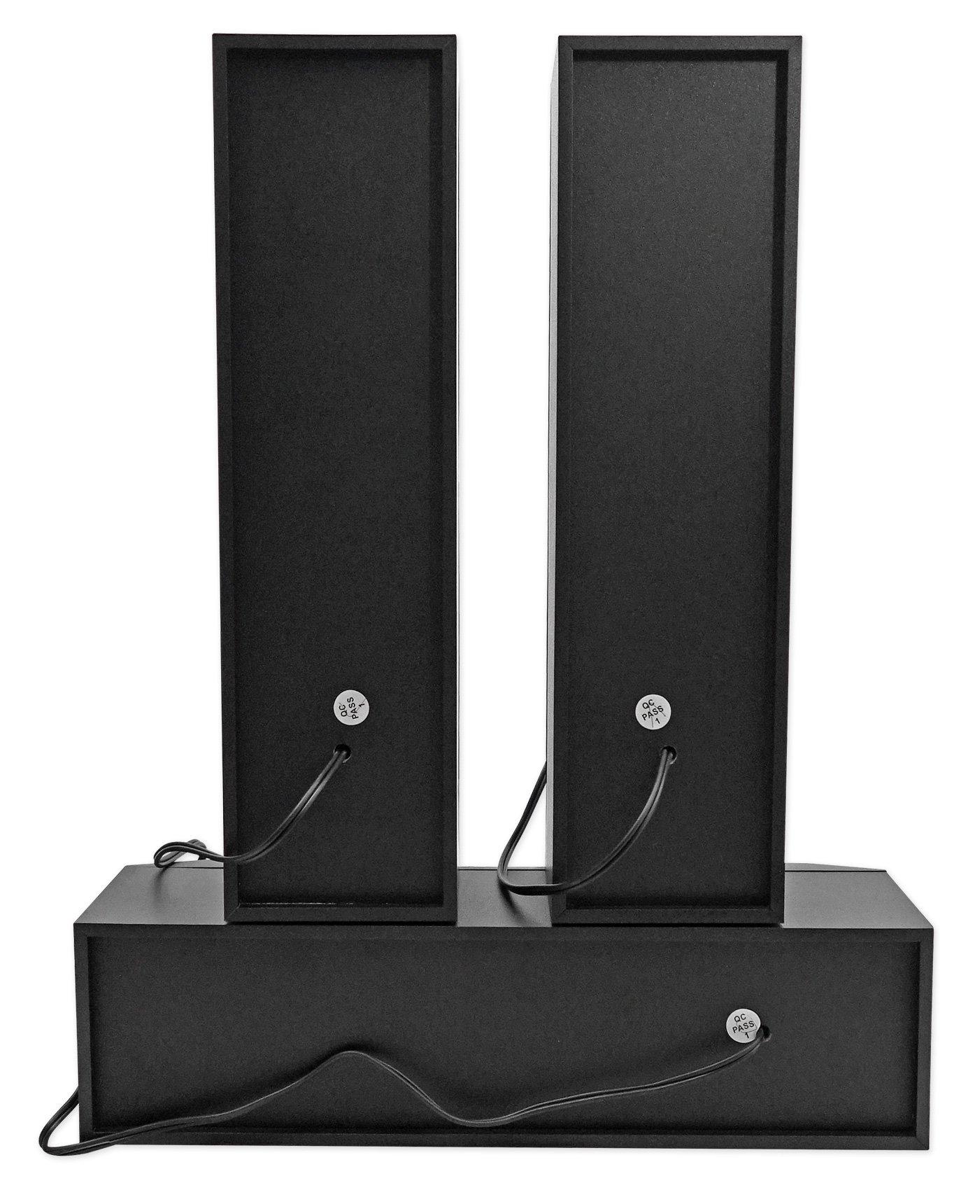 Rockville Rockville Bluetooth Home Theater Karaoke Machine System w/8" Sub + Wireless Mics