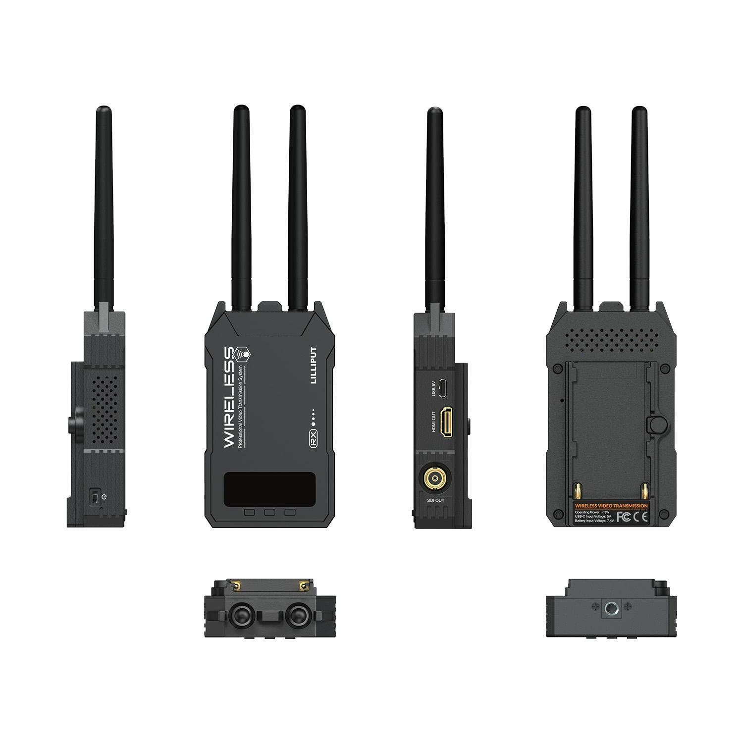 LILLIPUT LILLIPUT WS500 HDMI/SDI Wireless Transmission Auto Search for Quality Channel HD Wireless Video Transmission Range 500FT Low Latency 80ms