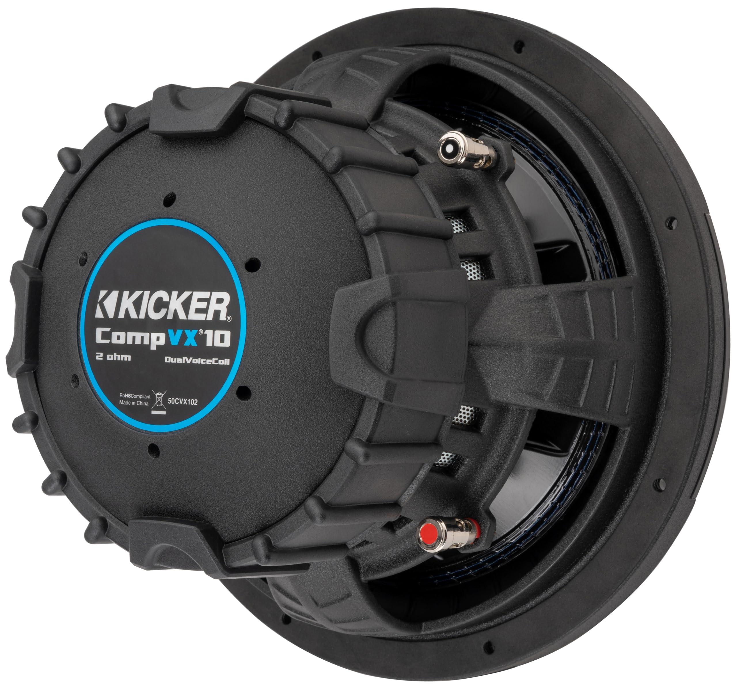 KICKER Kicker 50CVX104 10\" CompVX 4-Ohm Subwoofer