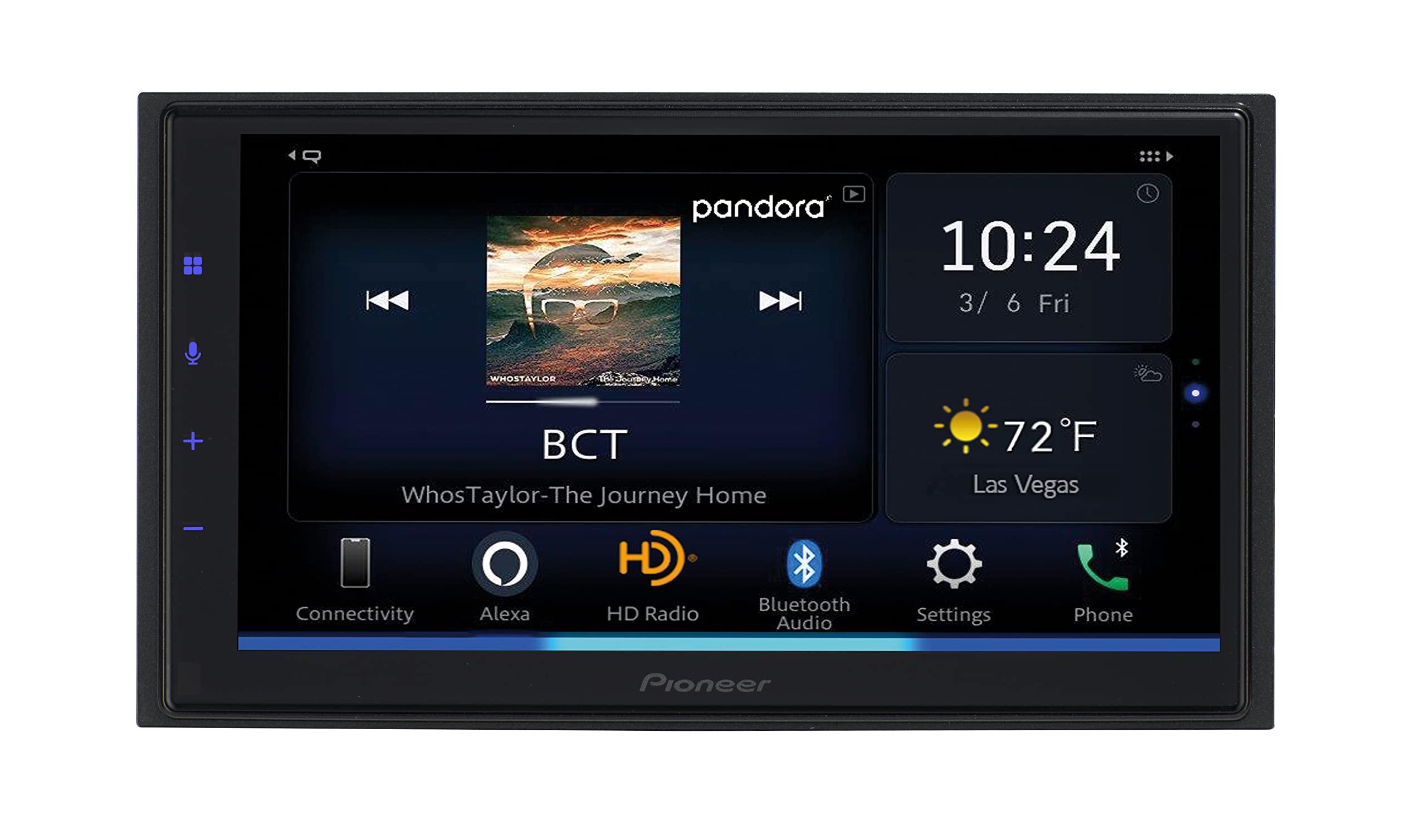 Pioneer Pioneer DMH-WC5700NEX 6.8'' Car Stereo, Multimedia Receiver with Wireless or Wired Apple CarPlay, Android Auto, Hands-Free Bluetooth, SiriusXM Ready(No CD) (Renewed), Black