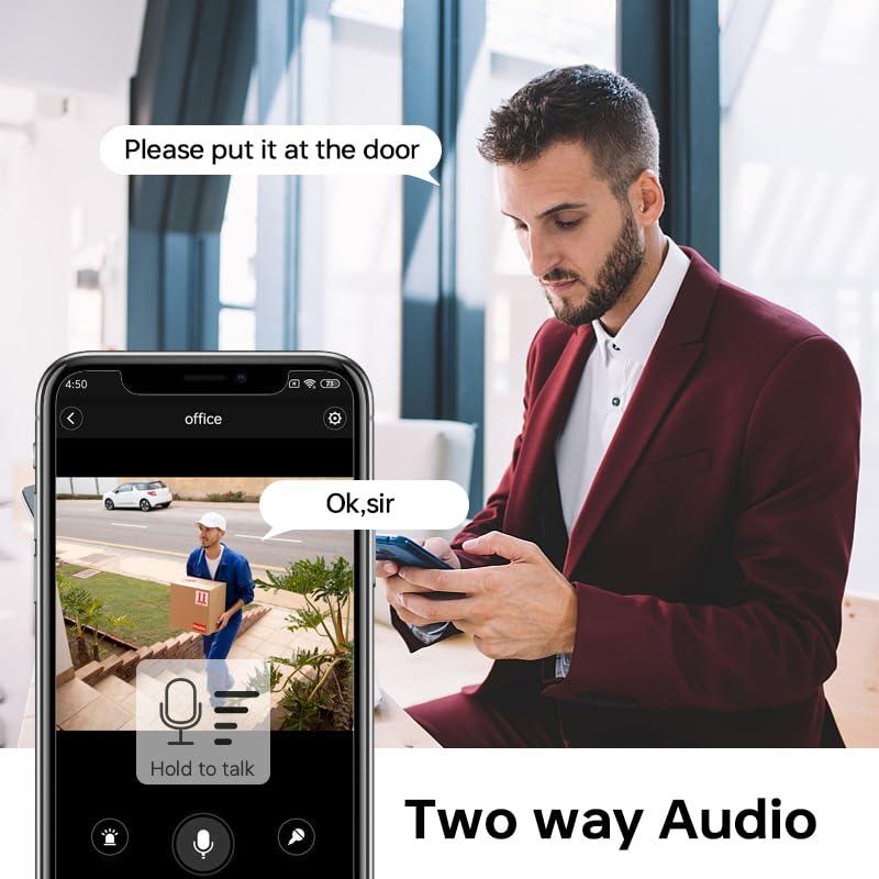 ngnsky ngnsky Smart Bulb Security Camera WiFi, 355 Panoramic Motion Detection andAlarm Full Color Day and Night, Audible Alarm Compatible with Alexa