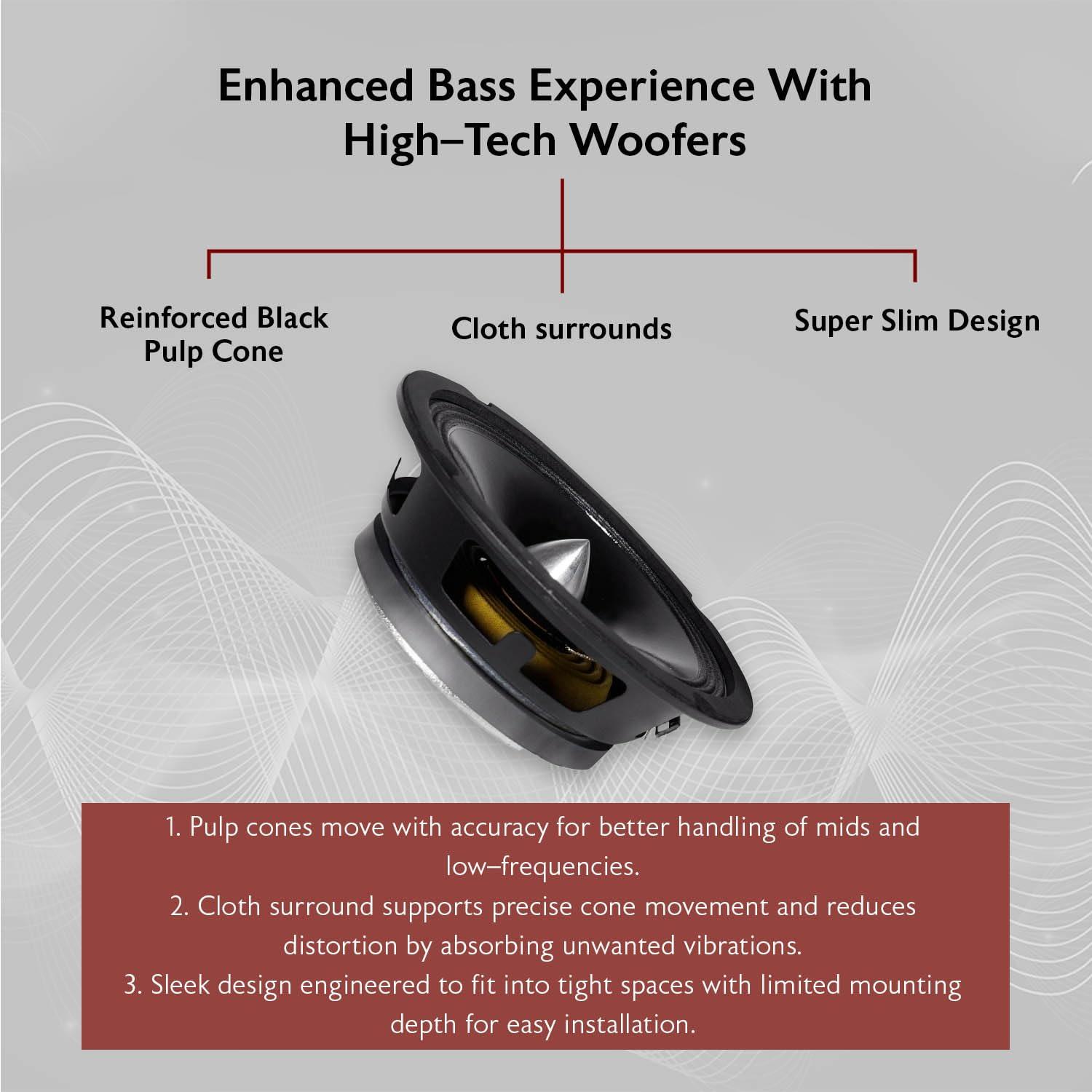 Rockville Rockville X6.5C 6.5" Competition Car Audio Speakers, 1000W, CEA, Titanium Tweeters, Audiophile Crossovers, Aluminum Bullet, Perfect for Car Audio