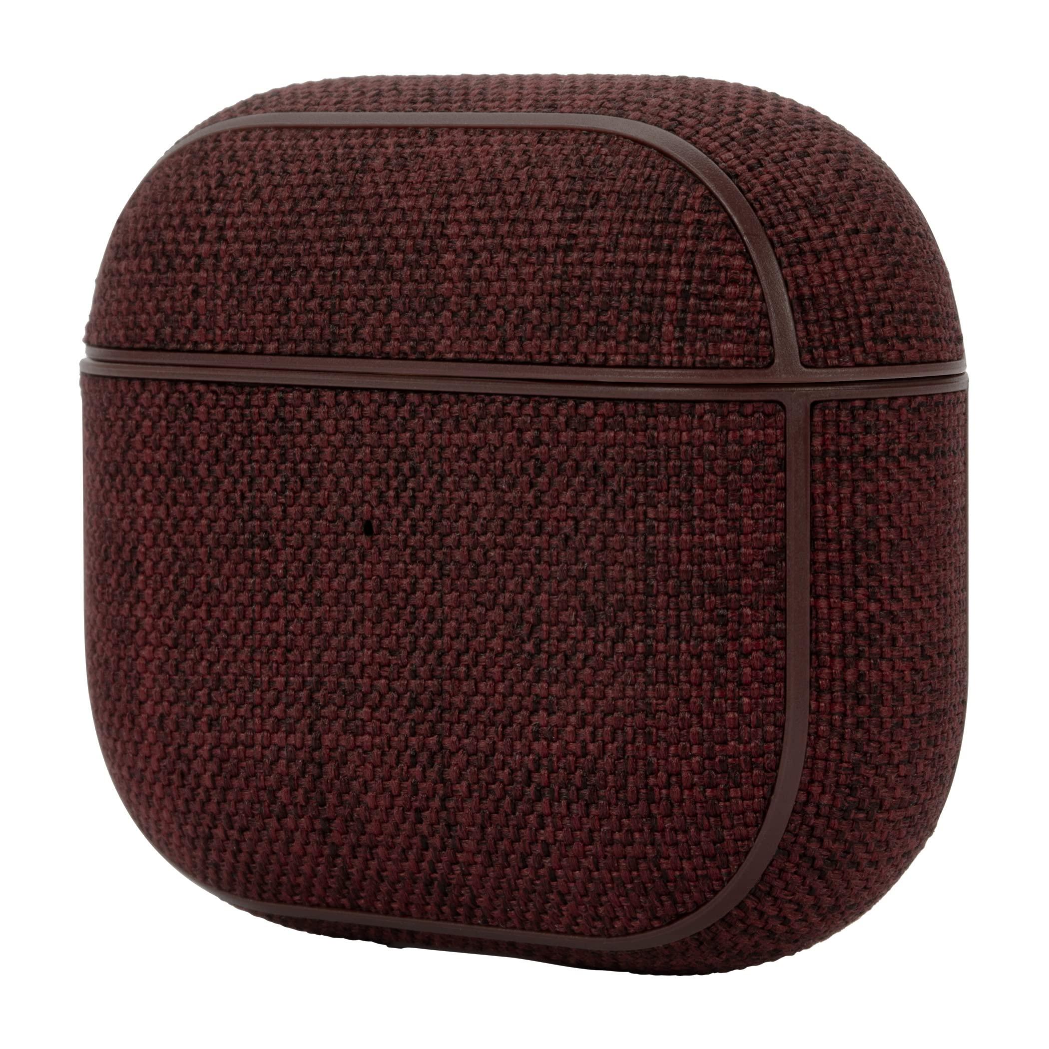 Incase Incase Airpods Case in Woolenex - Airpod 3rd Gen Case - Durable, Lightweight and Protective Cover with Premium Fabric, Scratch-Resistant Design, and Precision Fit for Everyday Use - Deep Red