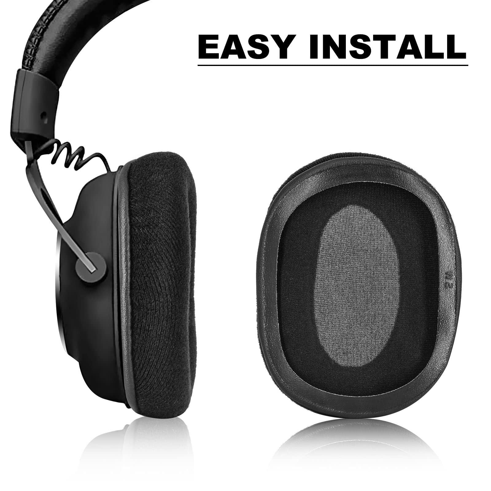 XBERSTAR Replacement Earpads for Logitech G Pro/G Pro X Gaming Headphones-Headphone Ear Pads for Logitech G Pro/G Pro X Gaming Headphones (Flannel)