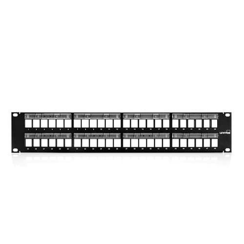 Leviton Leviton 49255-L24 24P 1U QUICKPORT Patch Panel W/MAG Lens