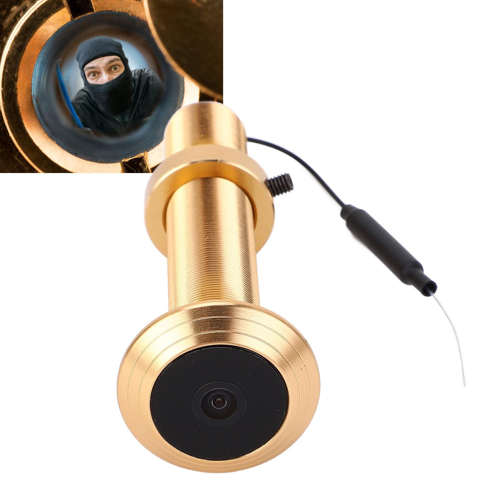 GOWENIC Smart Door Peephole Camera, 1080P HD Door Eye Hole Camera Night Movement Detection Connection, 220 Wide Angle, for Home Security (32GB)